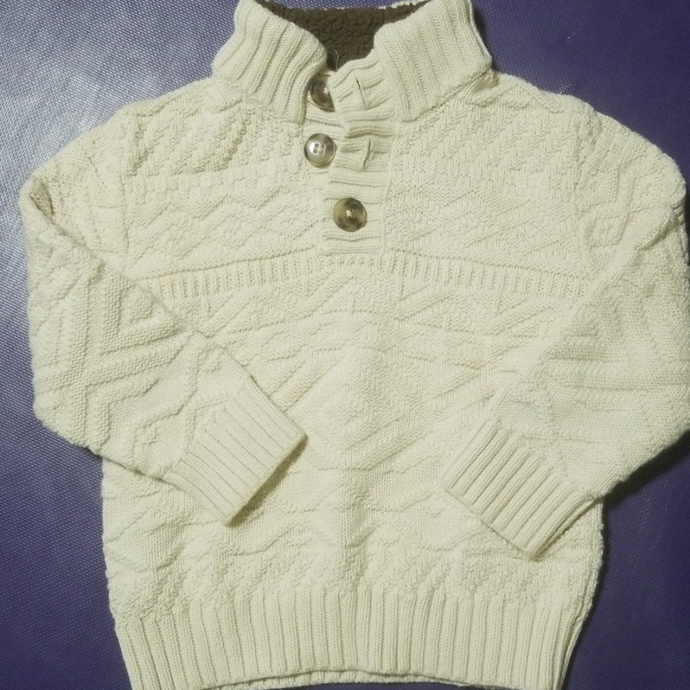 Cable knit sweater